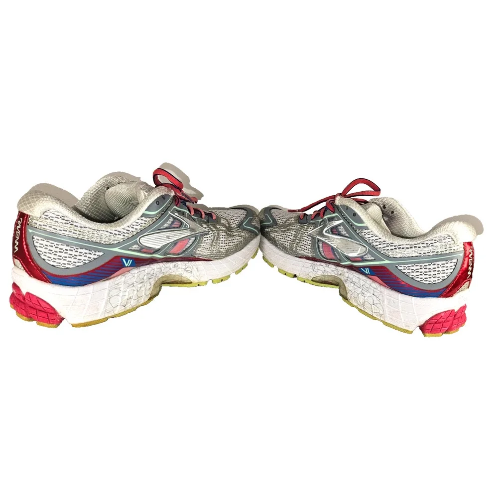 Brooks Ravenna 6 Women's Running Shoes Size 9 Silver Pink Athletic Sneakers